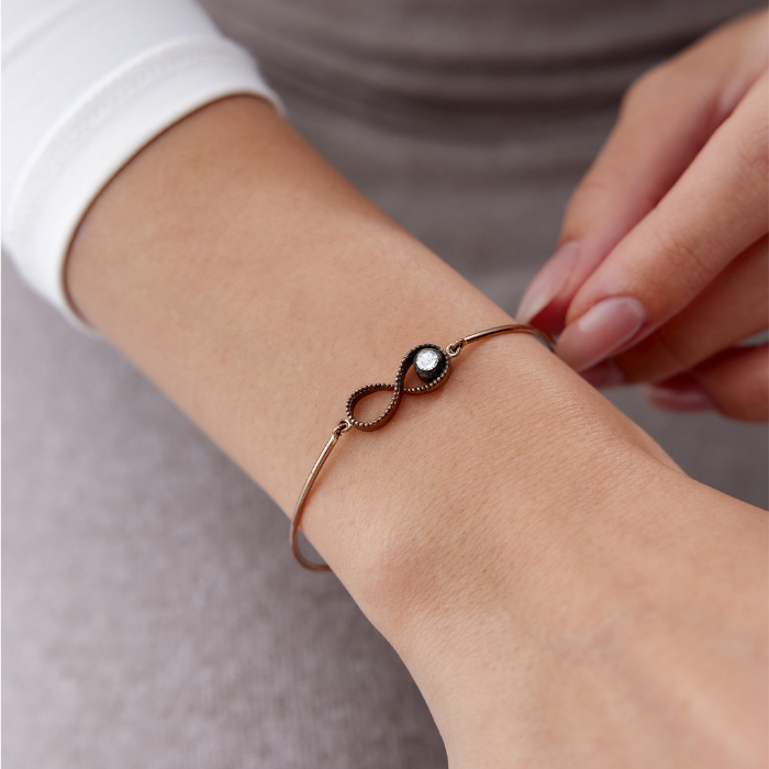 0.07 Ct Elmas Sonsuzluk Bileklik - Siempre