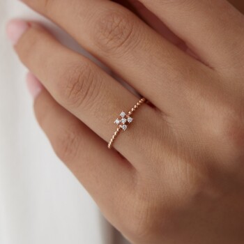 0.10 Ct Pırlanta Point Yüzük - Siempre