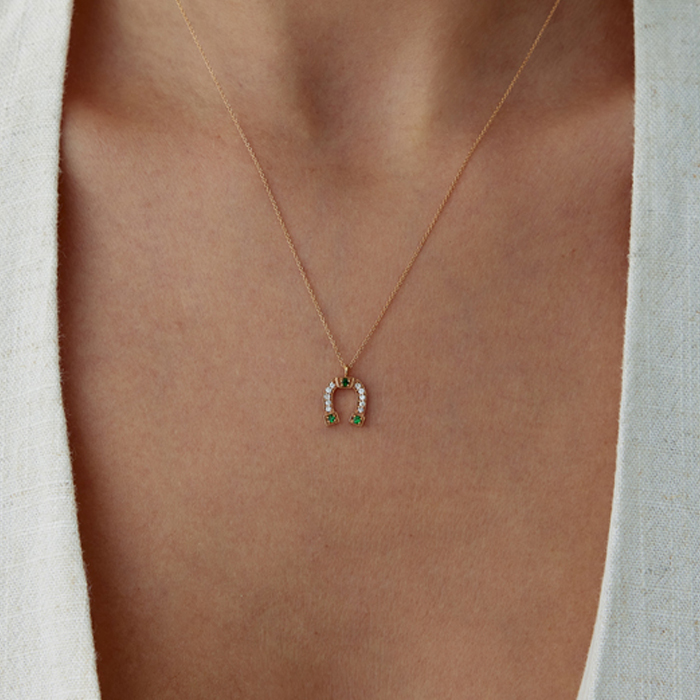 0.10 Karat Nal Pırlanta Kolye - Siempre