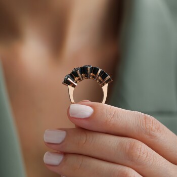 0.12 Ct Elmas Beştaş Pırlanta Yüzük - Siempre (1)