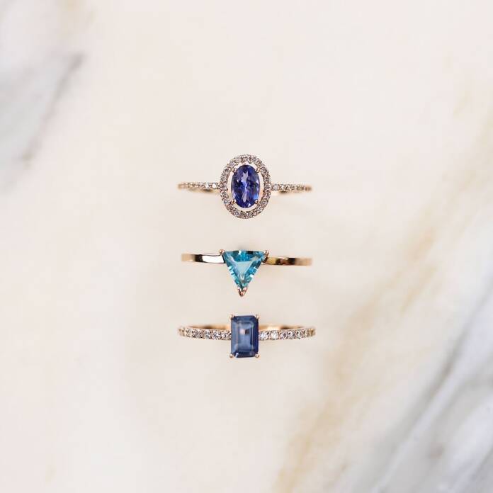 0.21 Ct Pırlanta Tanzantine Yüzük - 2