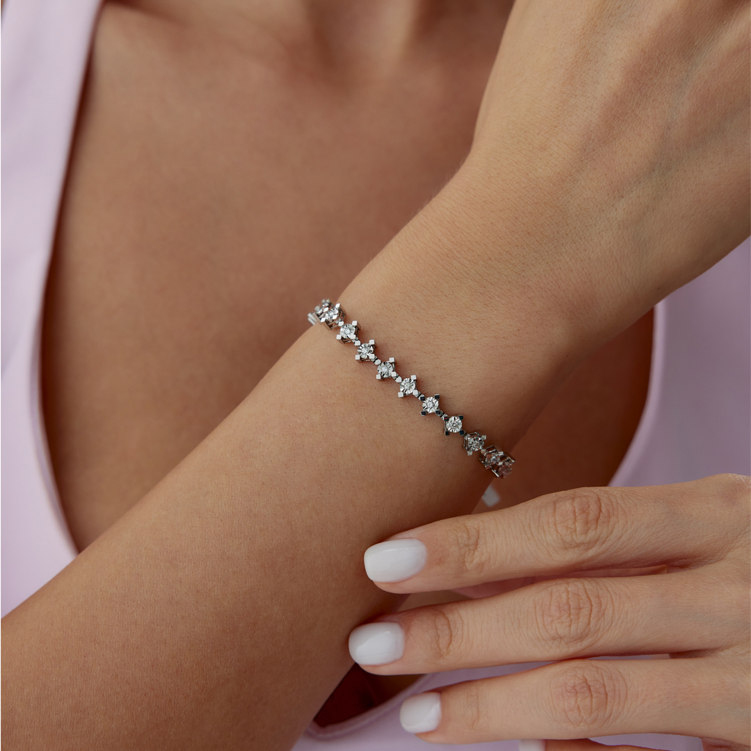 0.17 Karat Clean Pırlanta Bileklik - 2