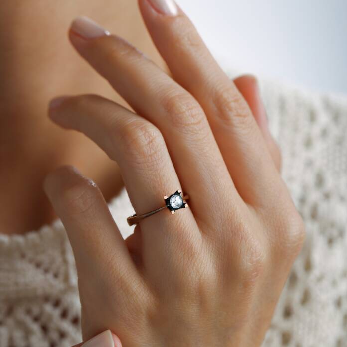 0.20 Ct Elmas Tektaş Pırlanta Yüzük - 1