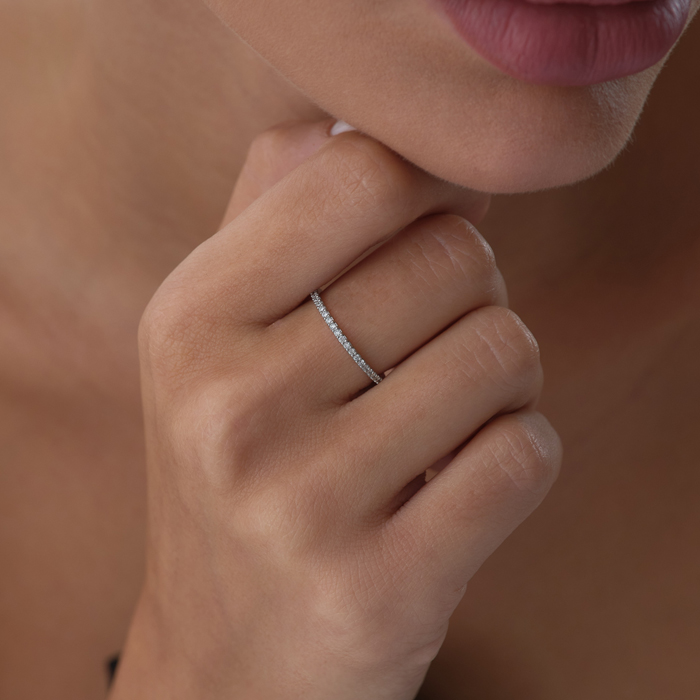 0.20 ct Slim Pırlanta Tamtur Yüzük - Siempre
