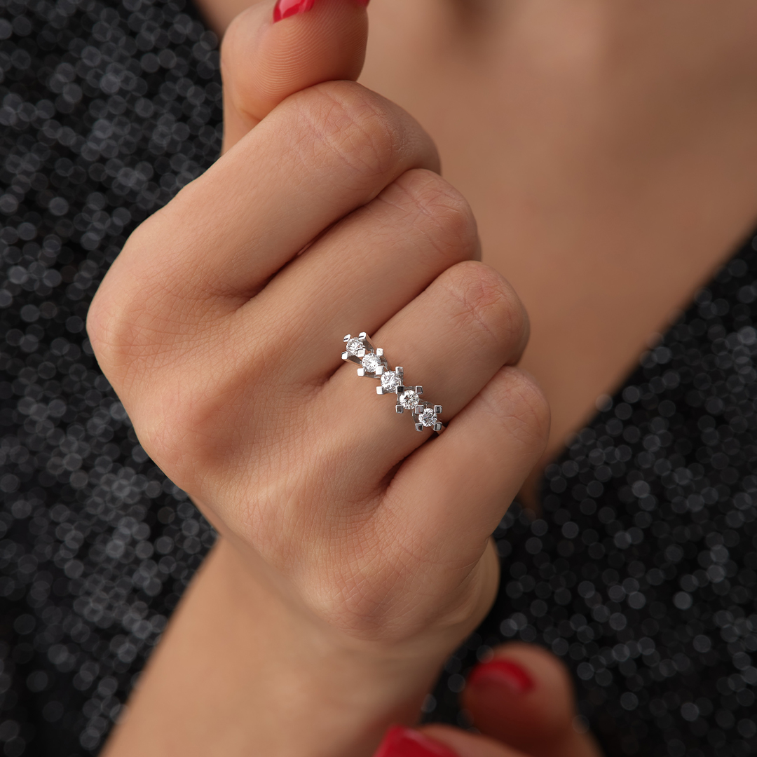 0.20 Karat Beştaş Pırlanta Yüzük - 1