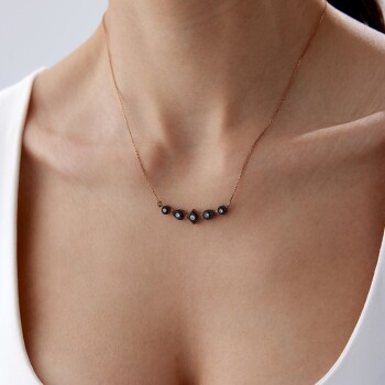 0.22 Ct Elmas Beştaş Salıncak Kolye - Siempre