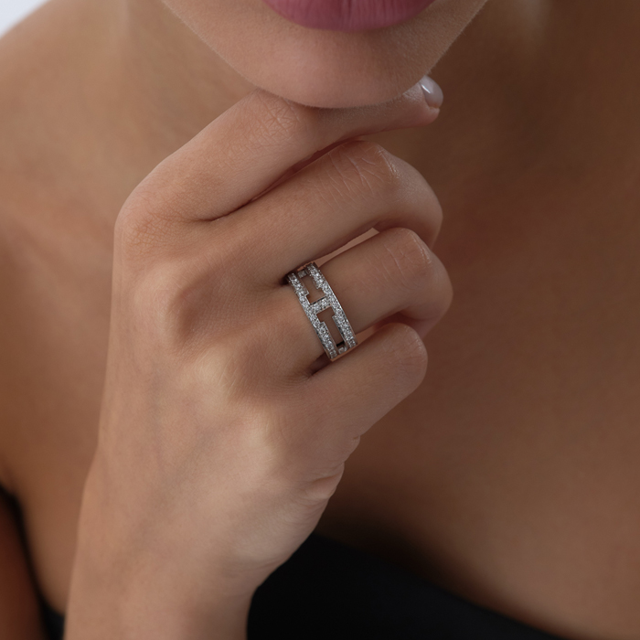 0.25 ct Köprü Tamtur Pırlanta Yüzük - Siempre (1)