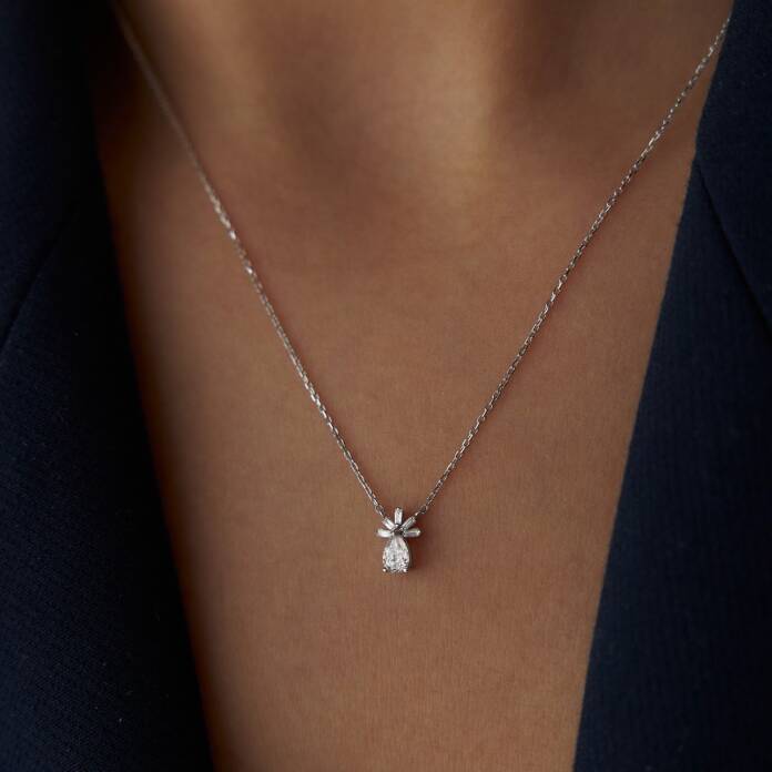 0.25 Karat Pırlanta Anka Kolye - 1