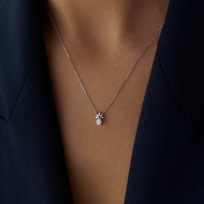 0.25 Karat Pırlanta Anka Kolye - 2