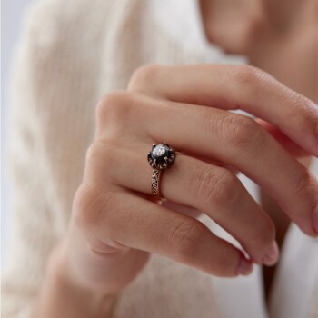 0.27 Ct Elmas Tektaş Yüzük - Siempre (1)