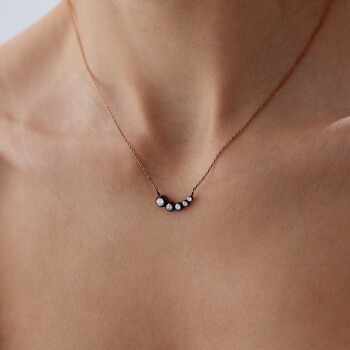 0.28 Ct Elmas Süzme Salıncak Kolye - Siempre