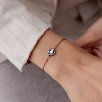 0.30 Ct Elmas Çiçek Bileklik - Siempre