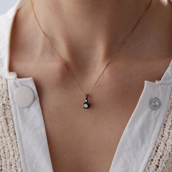 0.30 Ct Elmas Tektaş Kolye - Siempre