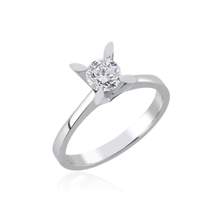 0.30 Ct Pırlanta Badem Tırnak Yüzük - Siempre