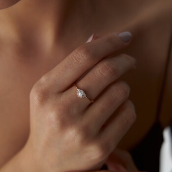 0.30 Ct Pırlanta Luys Yüzük - 3