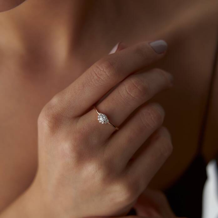 0.30 Ct Pırlanta Luys Yüzük - 3