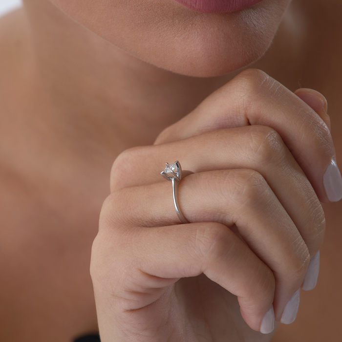 0.32 ct Tektaş Amor Yüzük - Siempre (1)