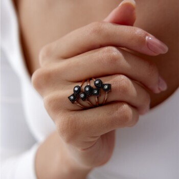 0.33 Ct Elmas Salkım Yüzük - Siempre (1)