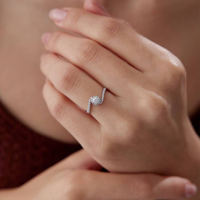 0.33 Ct Pırlanta Spin Yüzük - 1