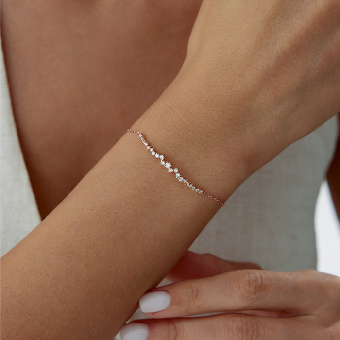 0.33 Karat Queen Pırlanta Bileklik - Siempre (1)