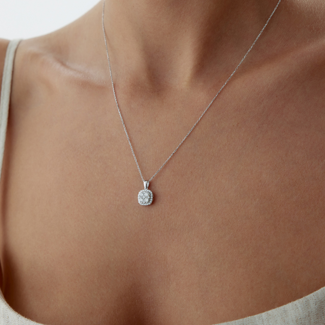 0.39 Karat Coronet Pırlanta Kolye - 2