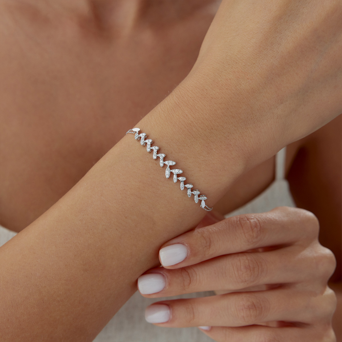 0.39 Karat Leaf Pırlanta Bileklik - Siempre (1)