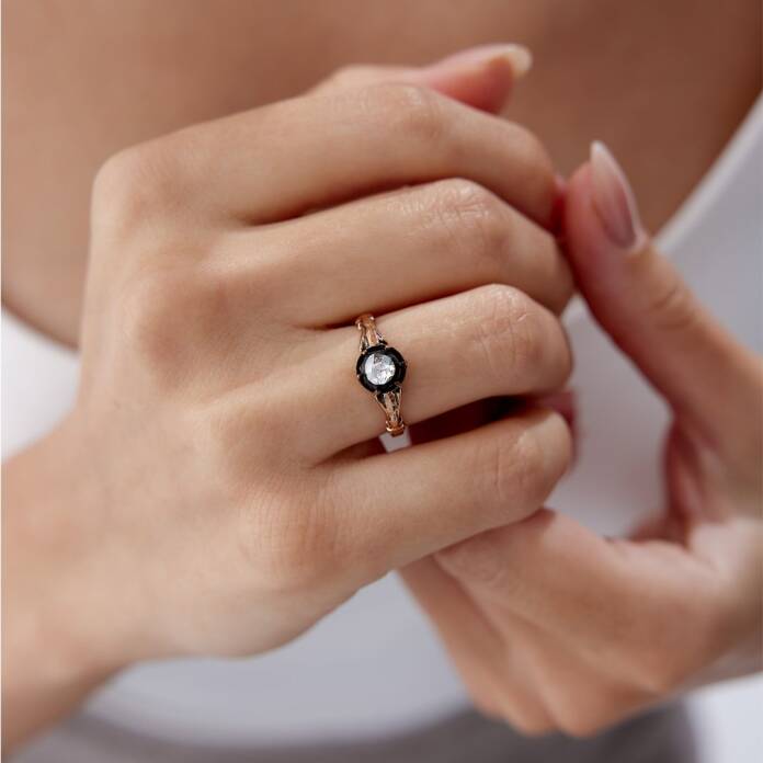 0.40 Ct Elmas Tektaş Yüzük - 1