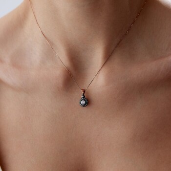 0.47 Ct Elmas Tub Kolye - Siempre