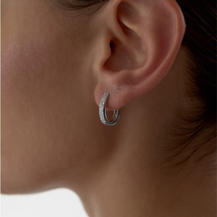 0.50 Ct Pırlanta Carine Küpe - Siempre (1)