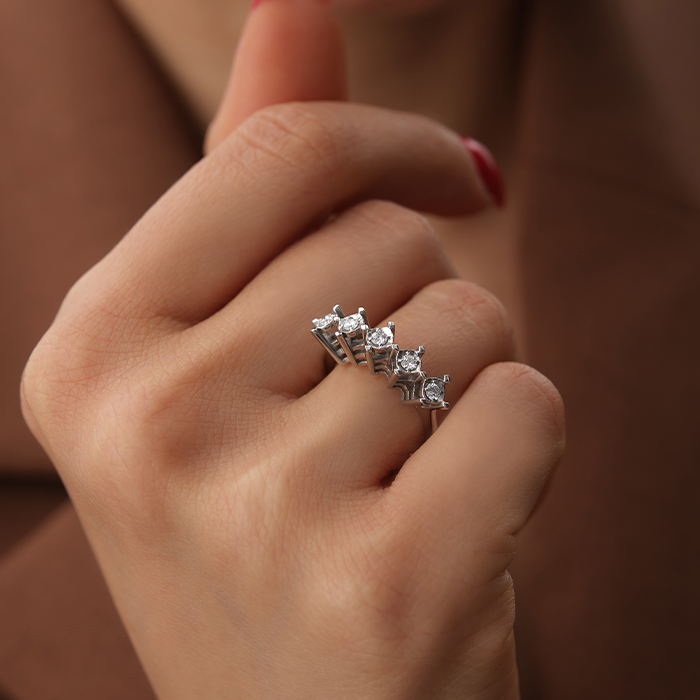 0.51 Karat Beştaş Pırlanta Yüzük - Siempre (1)