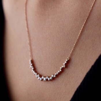 0.52 Ct Pırlanta Queen Kolye - 2