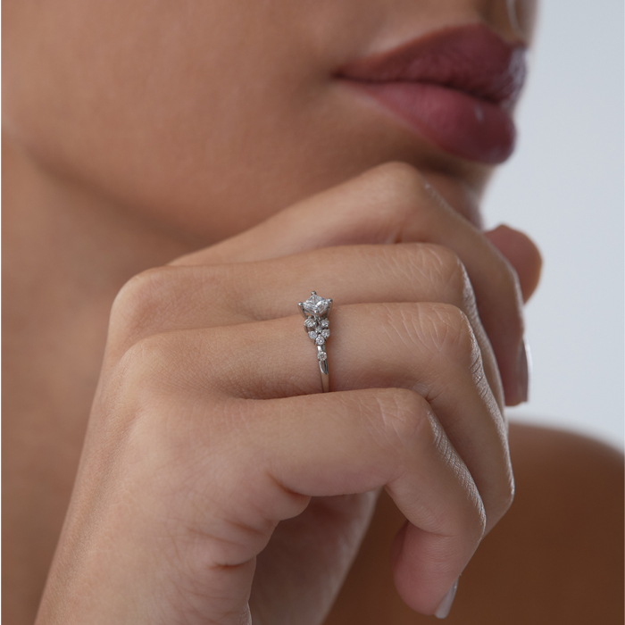 0.53 ct Taş Seli Pırlanta Yüzük - 3