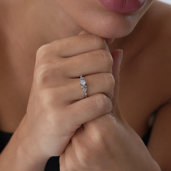 0.53 ct Taş Seli Pırlanta Yüzük - Siempre (1)