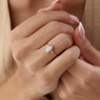 0.55 Ct Pırlanta Aytaşı Yüzük - Siempre (1)