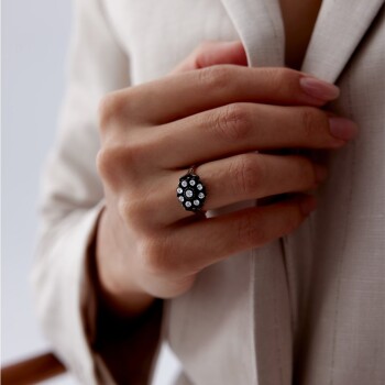 0.58 Ct Elmas Multi Stone Yüzük - Siempre (1)