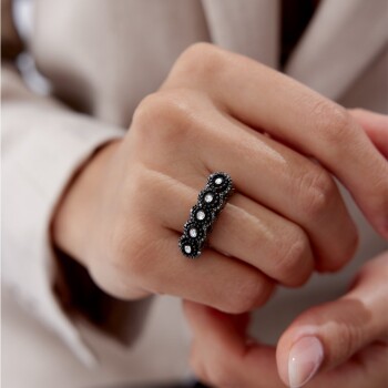 0.60 Ct Line Elmas Yüzük - Siempre