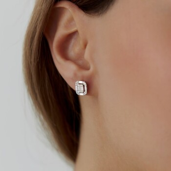 0.60 Ct Pırlanta Lia Baget Küpe - Siempre