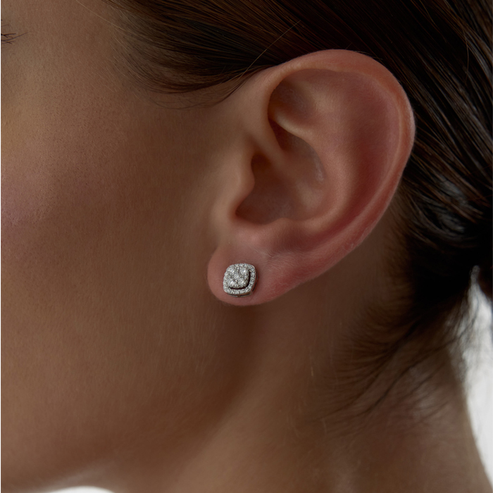 0.62 Ct Pırlanta Lira Baget Küpe - Siempre (1)