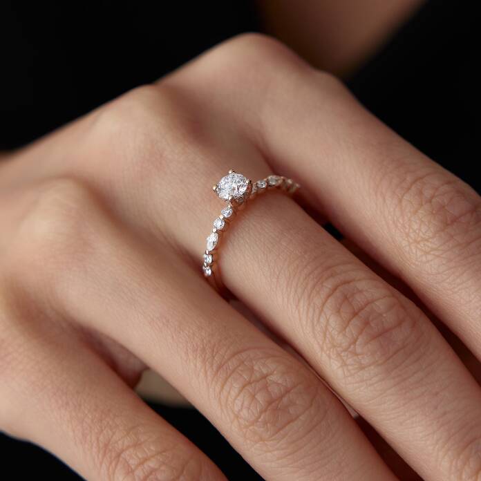 0.72 Ct Pırlanta Hemera Yüzük - 1