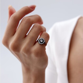 0.90 Ct Elmas Multi Yüzük - Siempre (1)