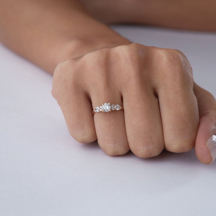 0.92 ct Annie Pırlanta Yüzük - 6