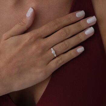 0.92 ct Annie Pırlanta Yüzük - 4