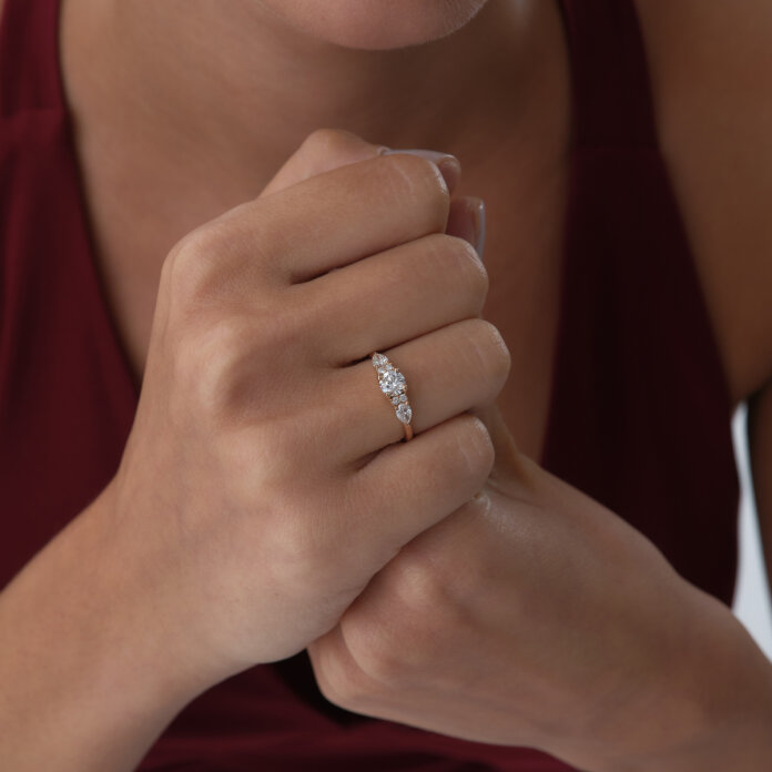 0.92 ct Annie Pırlanta Yüzük - 5