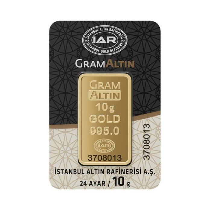 10 Gr 24 Ayar Külçe Altın - 1