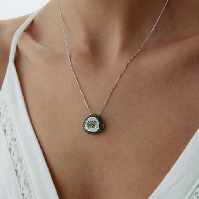 1.00 Karat Pırlanta Göz Kolye - Siempre (1)