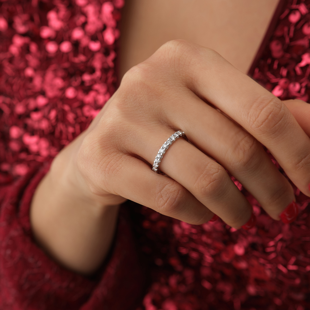 1.02 Karat Line Tamtur Pırlanta Yüzük - 2