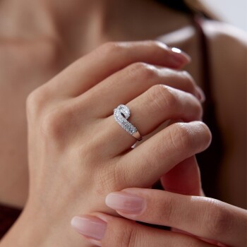 1.06 Ct Pırlanta Sonsuzluk Yüzük - Siempre (1)