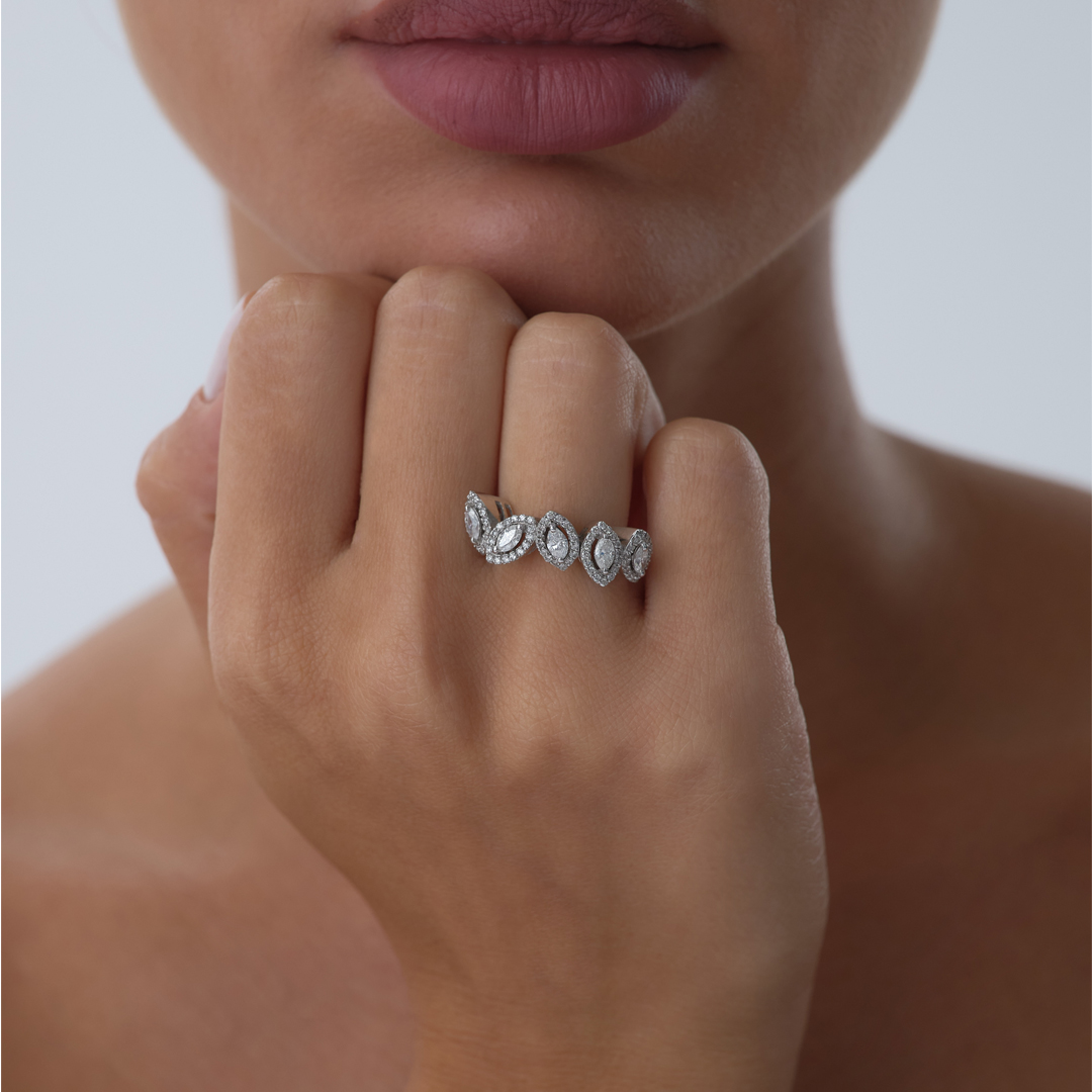 1.07 ct Oryantal Pırlanta Yüzük - 1