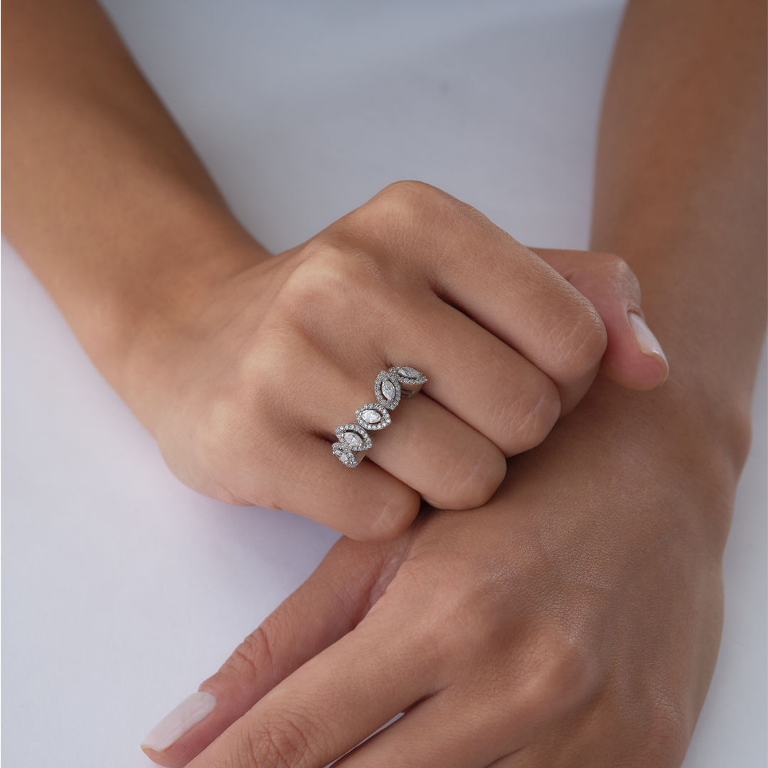 1.07 ct Oryantal Pırlanta Yüzük - 2