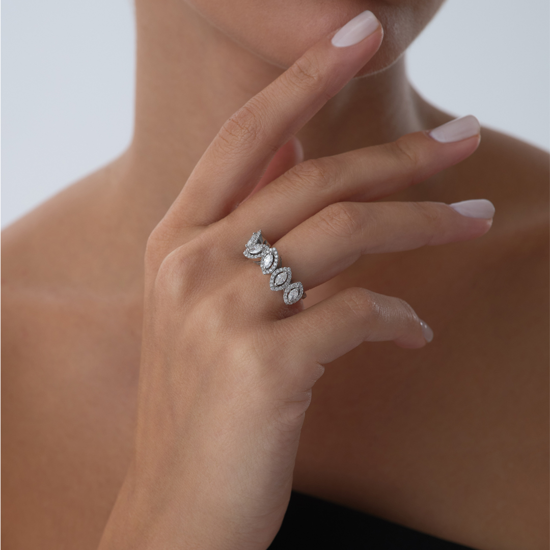 1.07 ct Oryantal Pırlanta Yüzük - 3